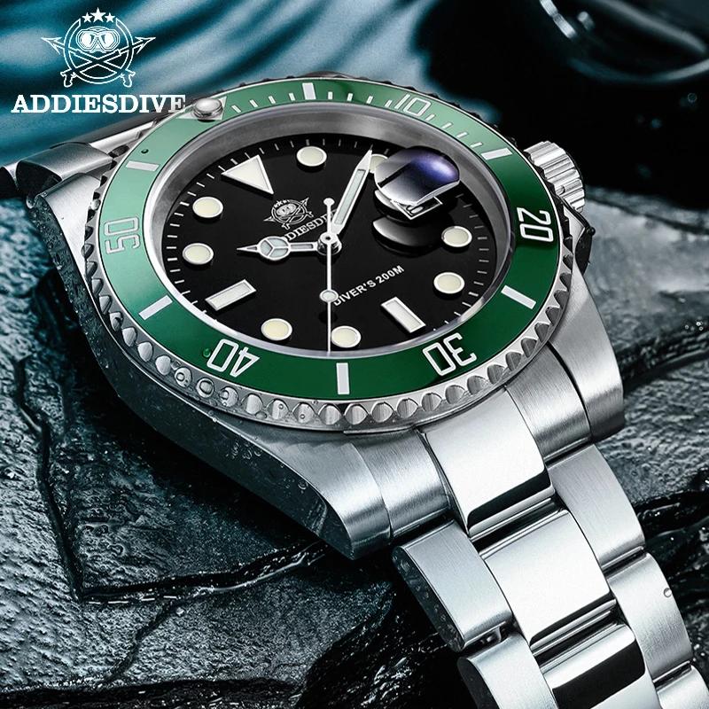 ADDIESDIVE montre en acier inoxydable