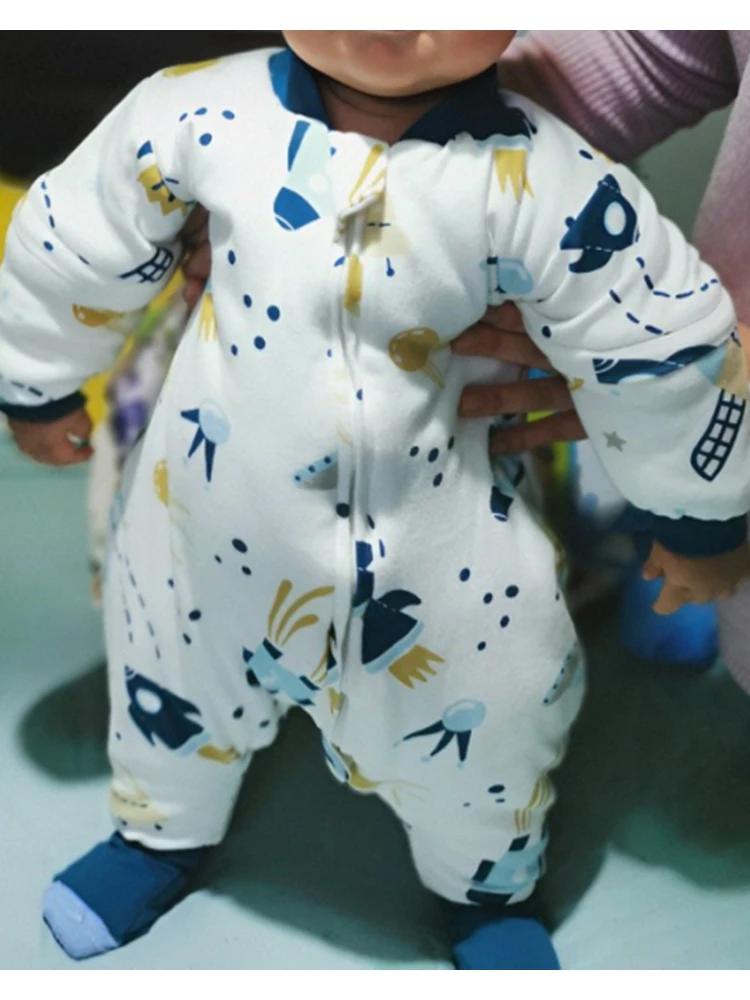 Sac de couchage bébé filles hiver chaud avec pieds - Vêtement nuit croissance 1-4 ans couverture enfant