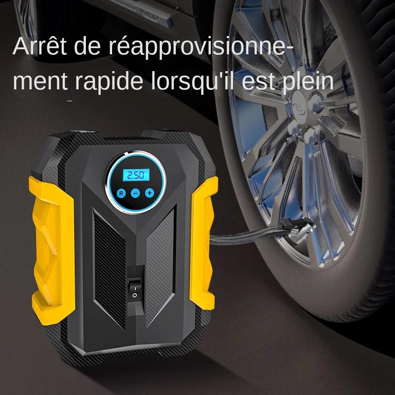 CARSUN Portable Automobile compresseur d'air numérique pompe de gonflage des pneus lampe à LED