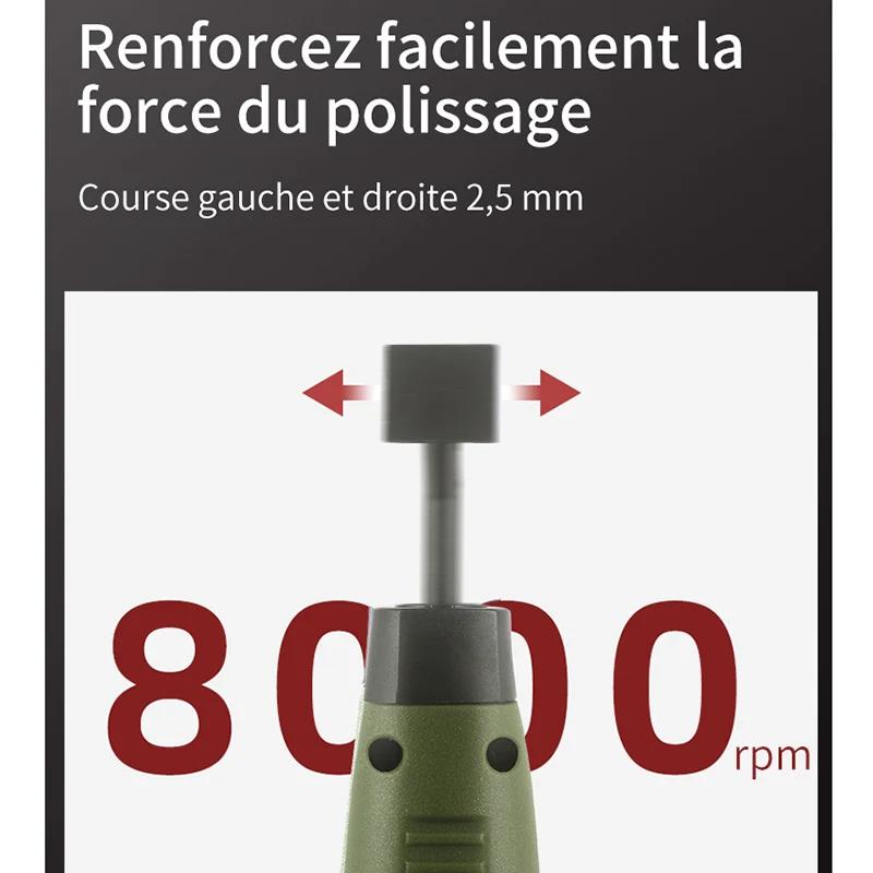 Mini ponceuse à angle rond de type stylo