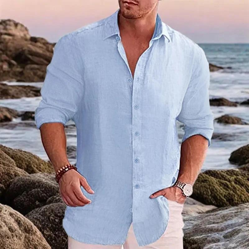 Chemise polyvalente à manches longues pour hommes