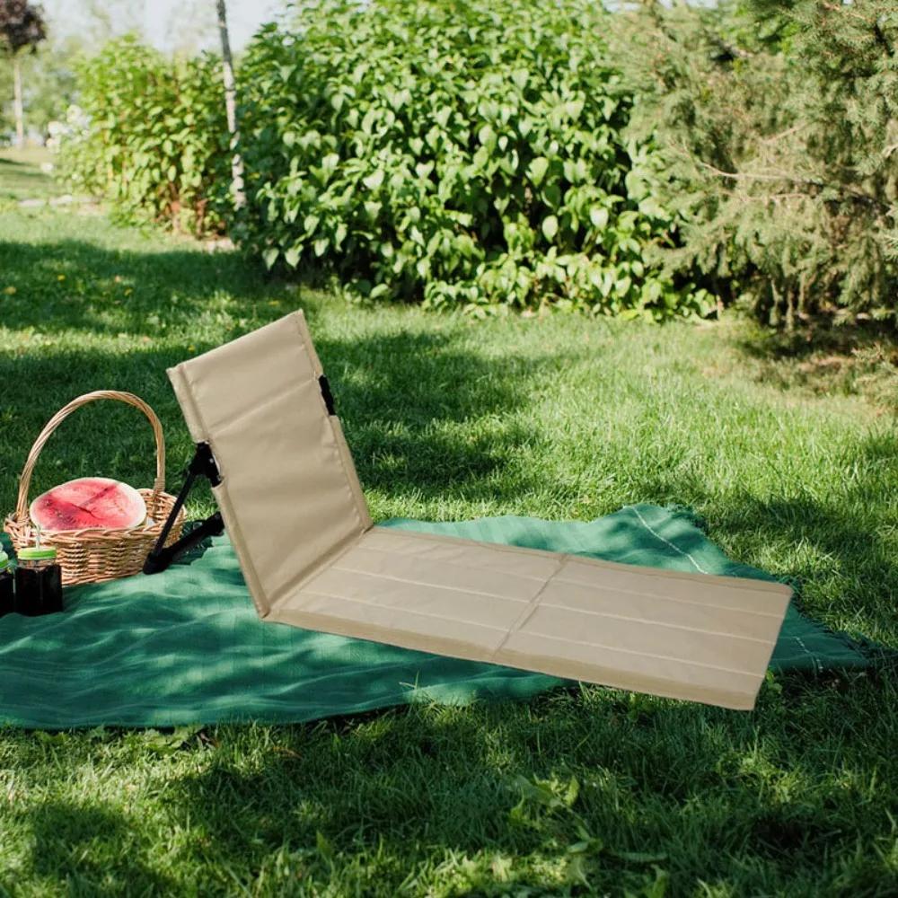 Chaise de plage chaises de Camping chaises de dossier de pêche parc de jardin chaise paresseuse unique chaise longue de plage pliante Portable engrenages d'extérieur