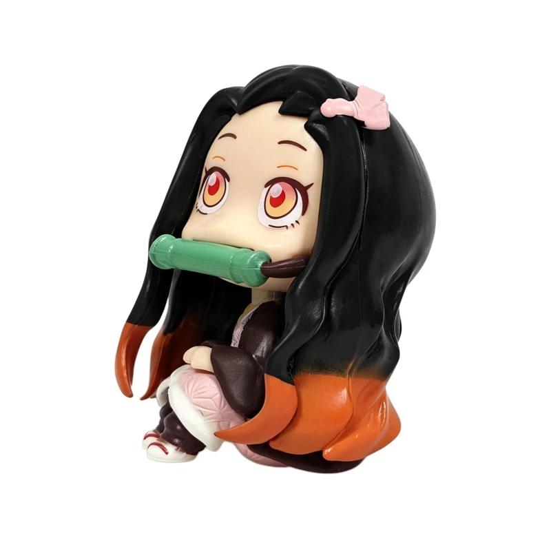 Figurines d'anime Demon Slayer Nezuko Tanjirou Zenitsu Inosuke Kyoujurou Kanawo