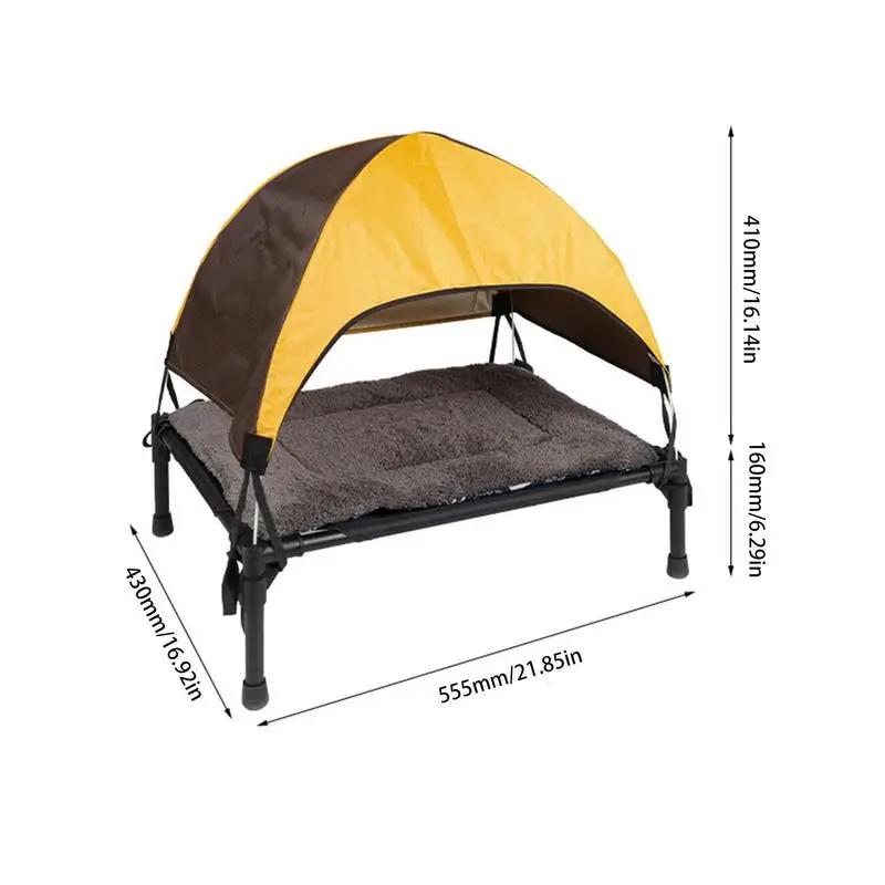 Lit SuréWerPliable pour Animaux de Compagnie, Tente d'Ombrage, Sac de Transport, Respirant, Camping, Extérieur