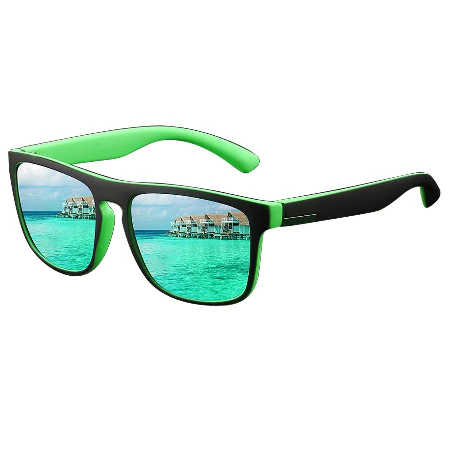 Lunettes de soleil polarisées Vintage carrées pour hommes et femmes