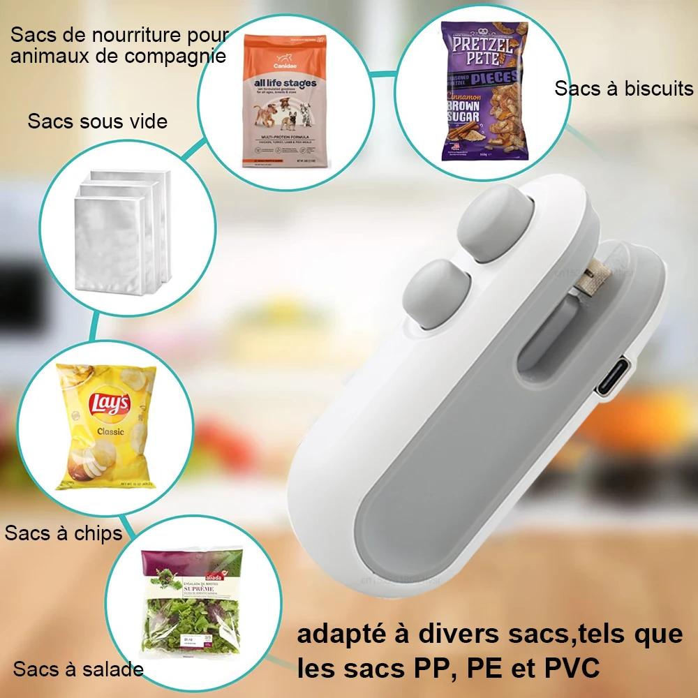 Mini Machine à sceller les sacs thermiques 2 en 1