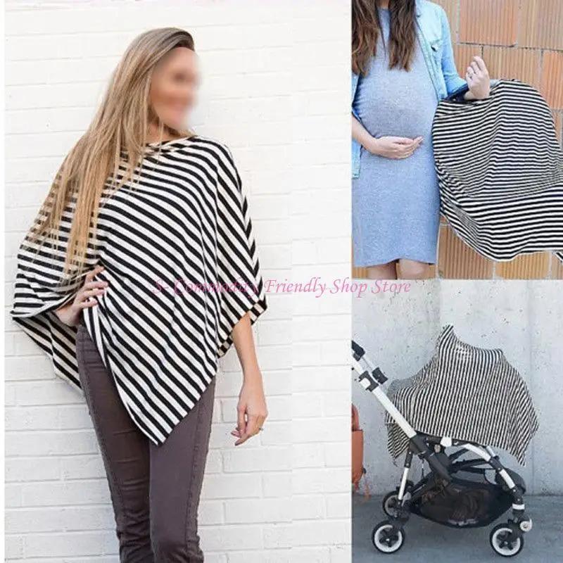 85ae infirmière allaitement couvercle écharpe bébé voiture pour le siège canopée bande diagonale