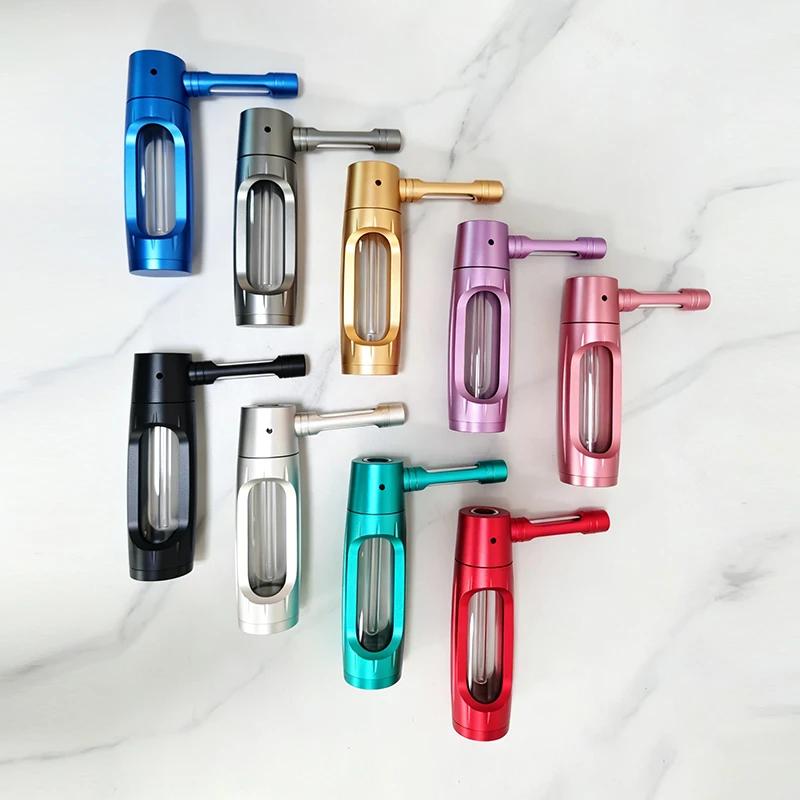Barboteur en verre et aluminium métallique de 6 pouces