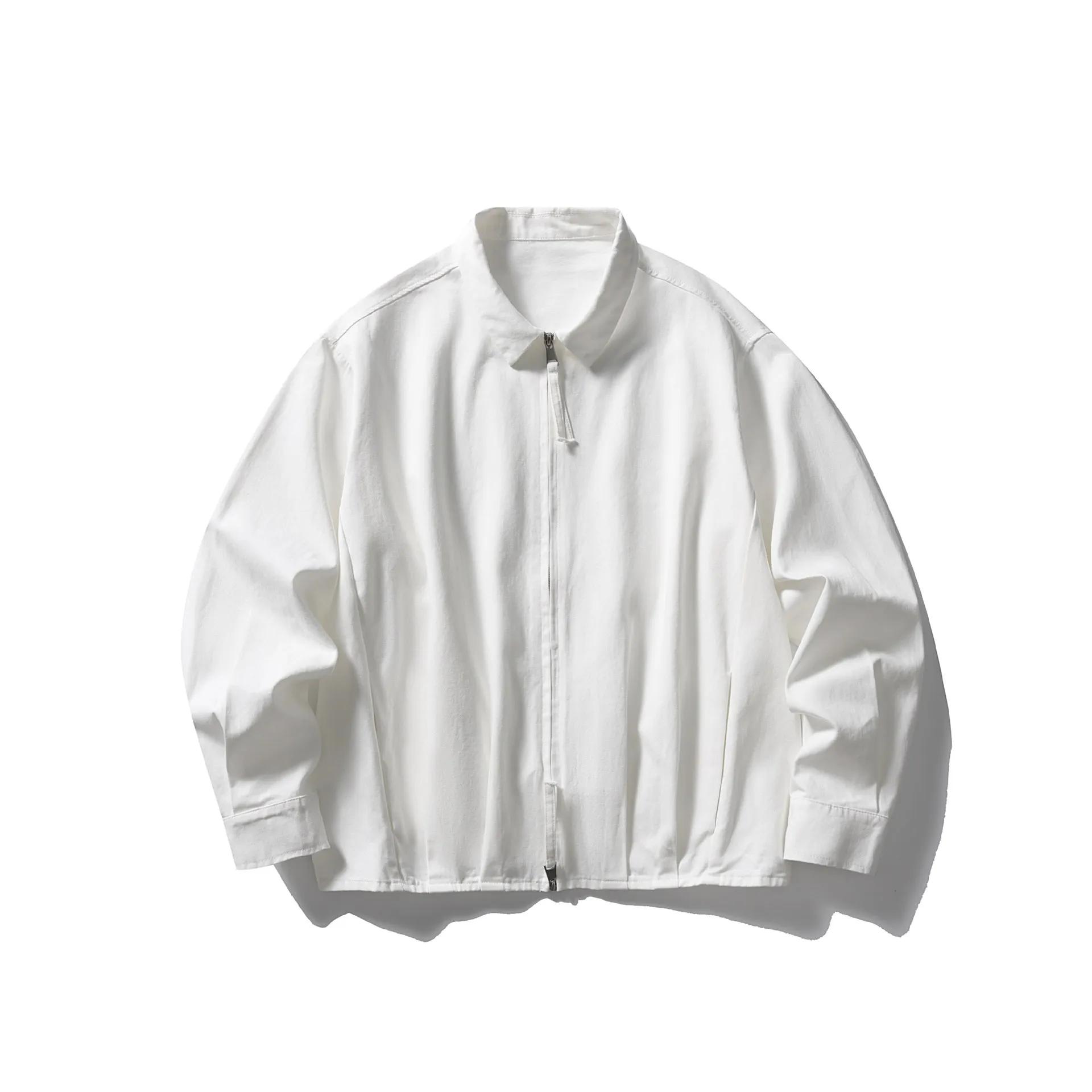 Cityboy-Chemises cargo en coton à manches longues pour hommes