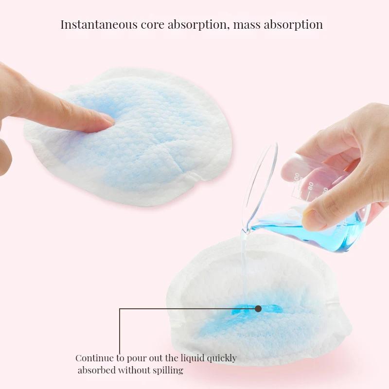 Coussinets allaitement jetables respirants fins super absorbants coton confort maman