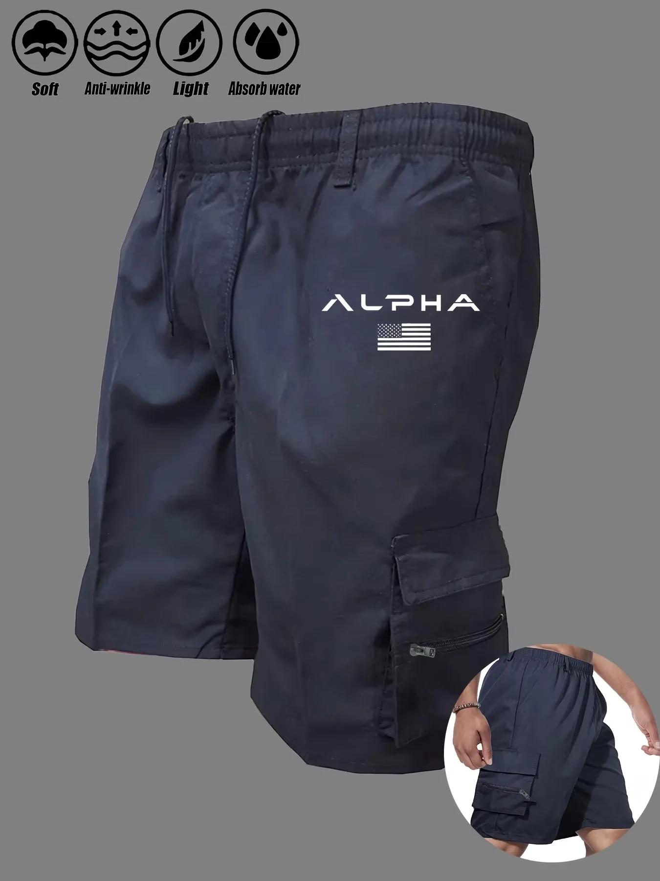 Shorts cargo imprimés drapeau américain