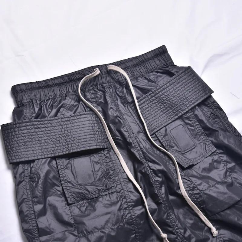 HKSH printemps été nouveau mince genou longueur pantalon jeunesse haute rue mode Shorts hommes Ins Tide Chic foncé Niche