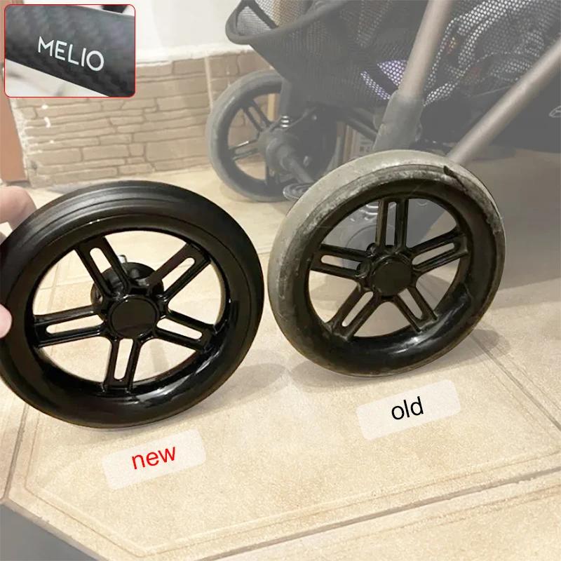 Seulement roue avant ou arrière Melio 17CM pour accessoires de Buggy Cybex Melio série 2/3/Carbon/Pro, autres housses non compatibles!! !