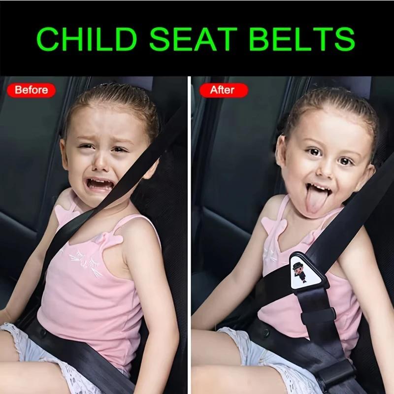 Ceinture de sécurité pour enfant en voiture, empêche le mouvement, fixation réglable, sûre et confortable, siège anti-étranglement, simple et pratique