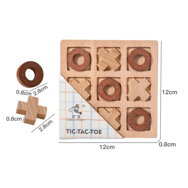 Jeu d'Échecs Montessori en Bois pour Enfant