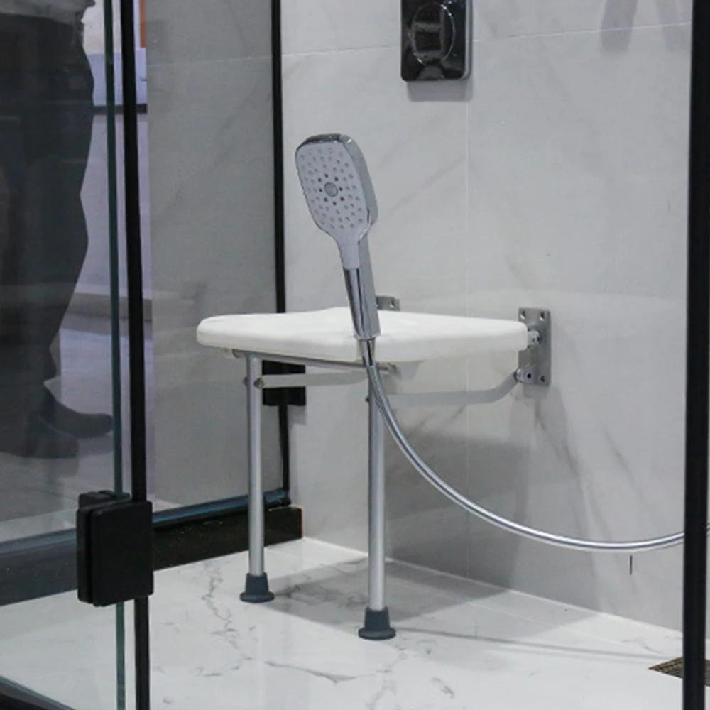 Chaise de douche pour l'intérieur de la douche, tabouret de douche réglable 180 kg avec pieds à ventouse, siège de douche pour l'intérieur de la baignoire, banc de salle de bain