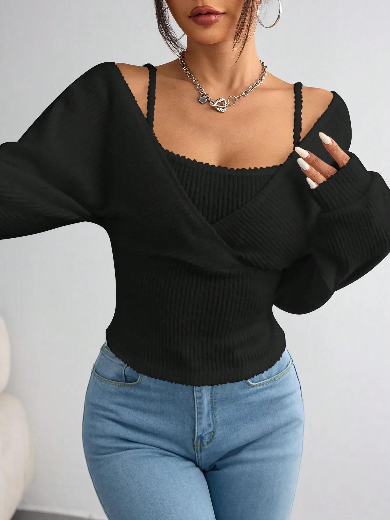 T-shirt à capuche à manches longues pour femmes