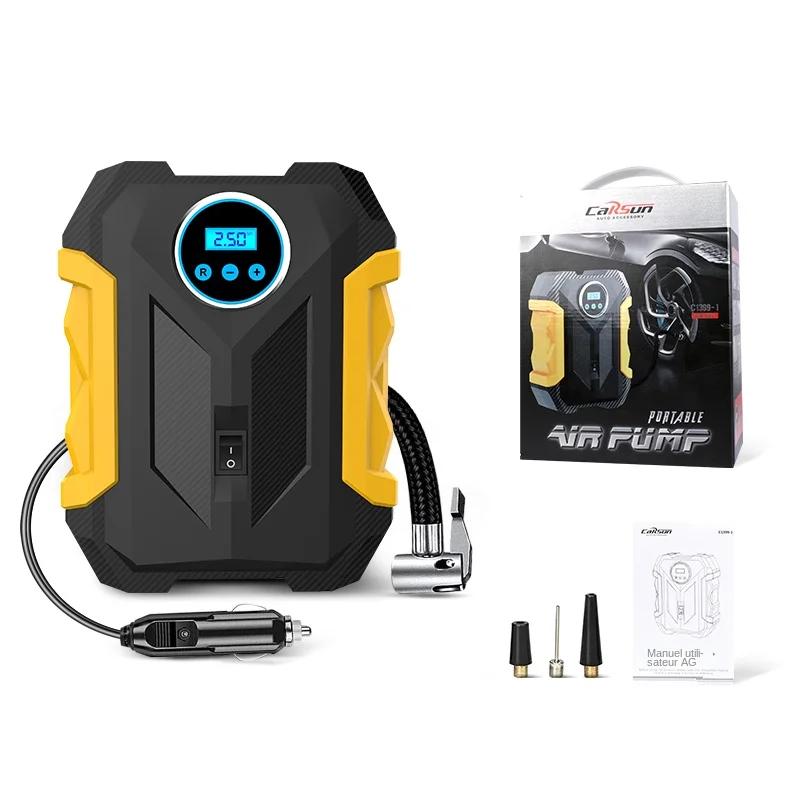 CARSUN Portable Automobile compresseur d'air numérique pompe de gonflage des pneus lampe à LED