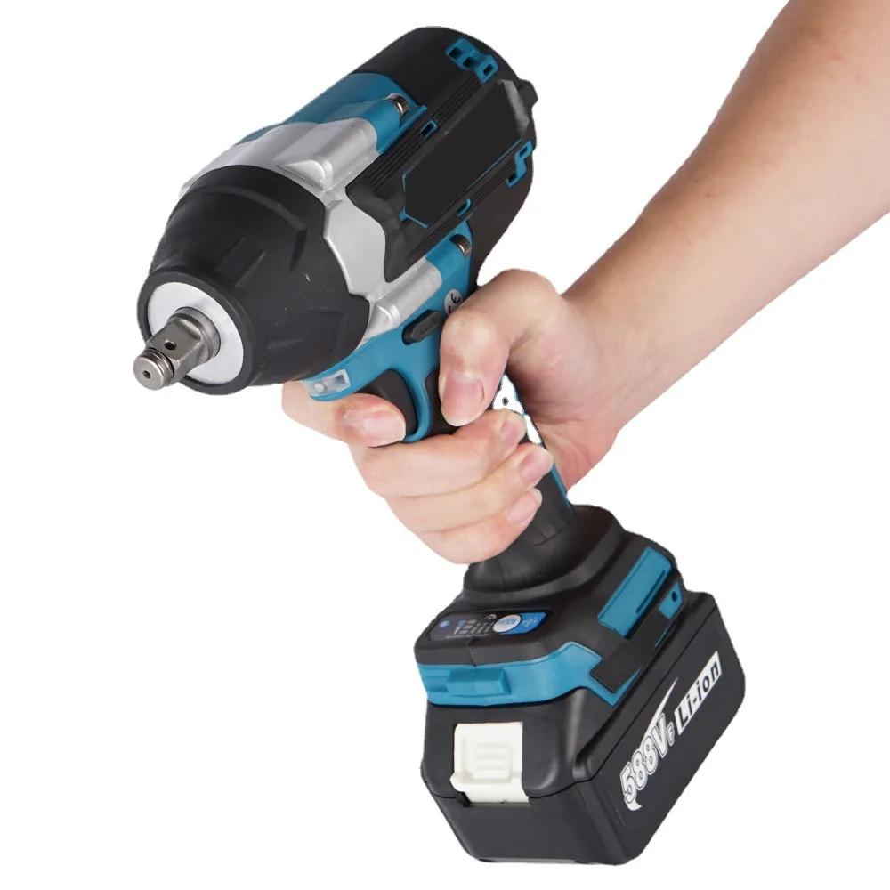 Clé à chocs sans balais 1800 N.m pour batterie Makita 21V, 7200 tr/min, outil de démontage pour l'en