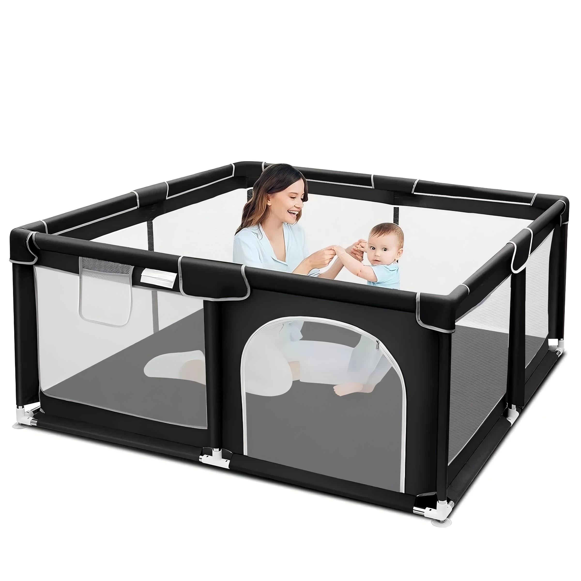 Parc pour bébé, parc de jeu extra large pour une utilisation en intérieur et en extérieur, 360 ° A