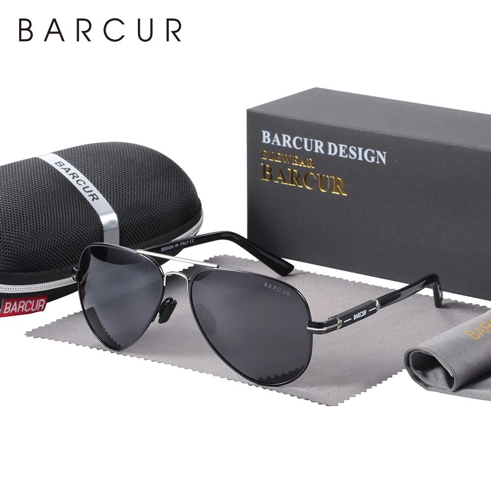 Lunettes De soleil polarisées pour hommes BARCUR lunettes De soleil pilotes pour hommes accessoires