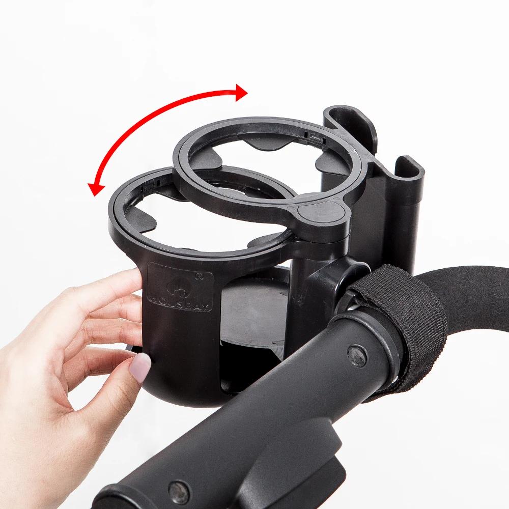 Porte-gobelet universel pour poussette avec support téléphone - Accessoire 2 en 1 pratique pour landau
