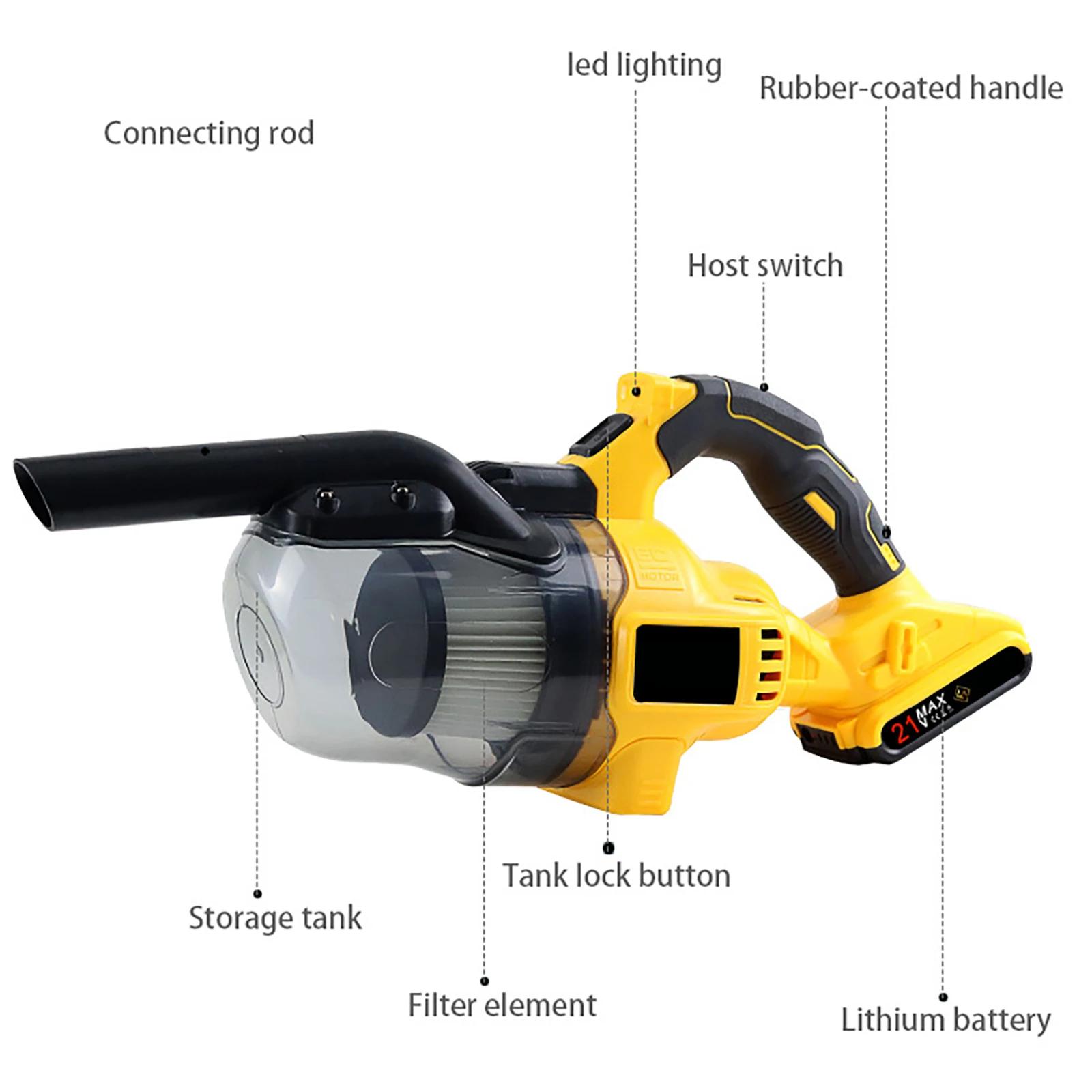 DeWalt-Aspirateur sans fil pour la construction industrielle et la maison sèche, outils électriques