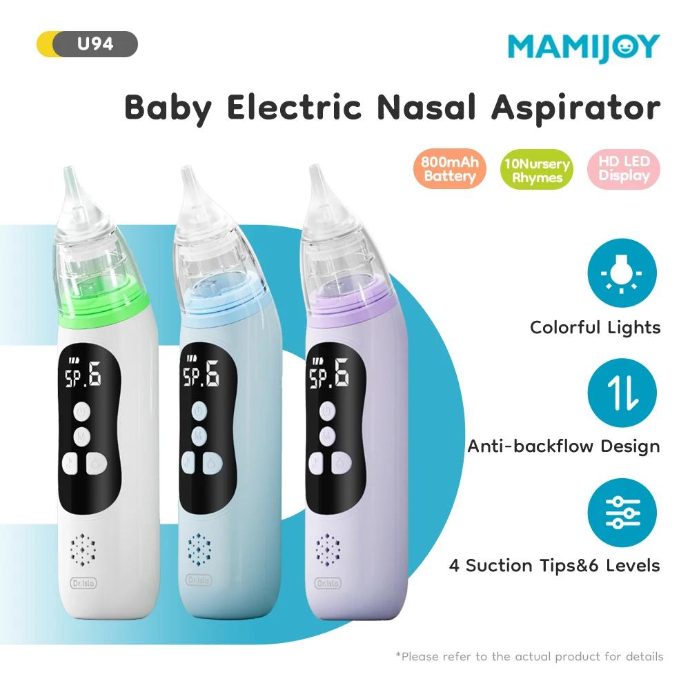Aspirateur nasal électrique MAMIJOY pour bébé - 6 modes aspiration musique apaisante U94