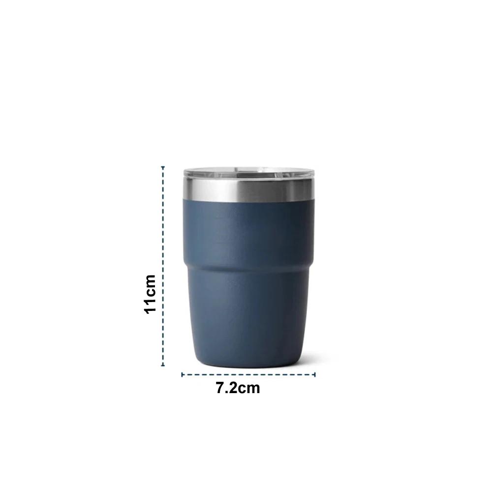 Tasse Thermos en acier inoxydable de 8oz, tasse de glace Portable multicolore, Mini tasse à café iso