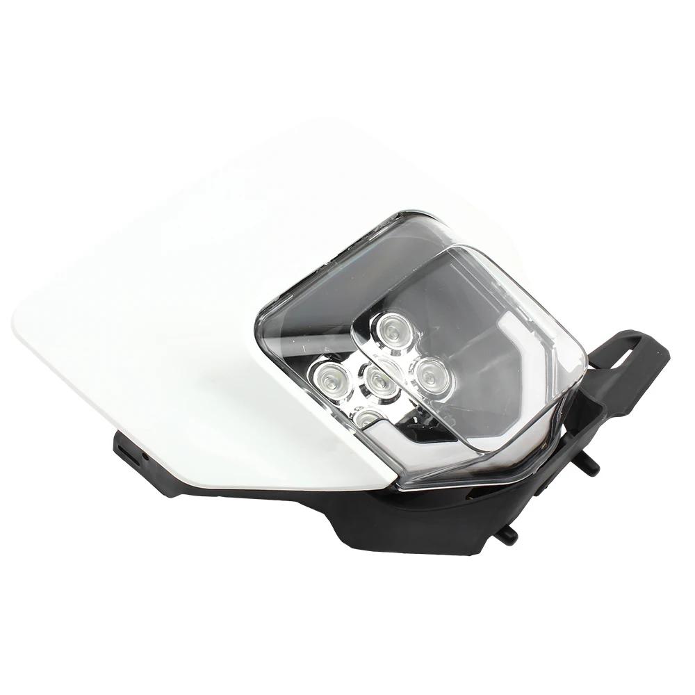 Pour Husqvarna Enduro phare LED moto carénage masque TE FE FC 250 300 350 450 Dirt Bike Supermoto ac