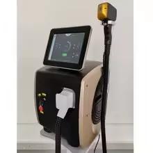 Épilateur laser professionnel en titane glacé sans douleur, appareil d'épilation au laser platine IC