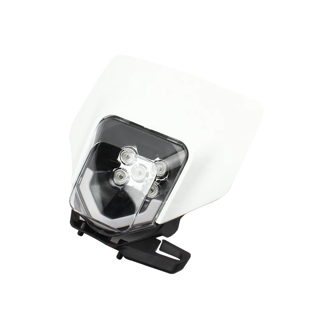 Pour Husqvarna Enduro phare LED moto carénage masque TE FE FC 250 300 350 450 Dirt Bike Supermoto ac