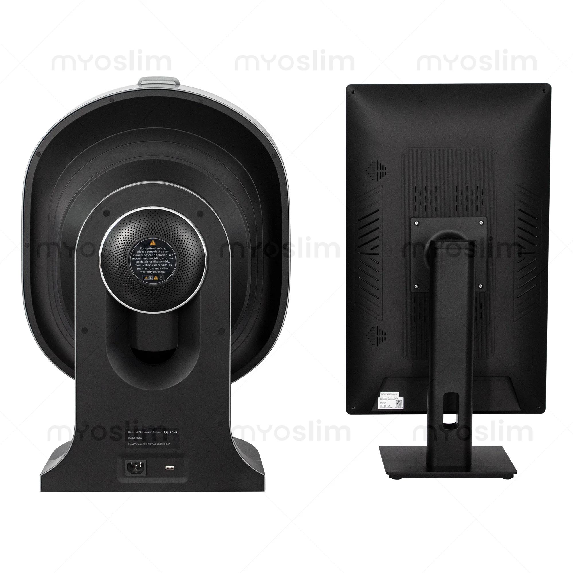 Nouveau 3D ASISA X5 3600W Scanner de peau soins analyseur du visage moniteur miroir Portable Test dé