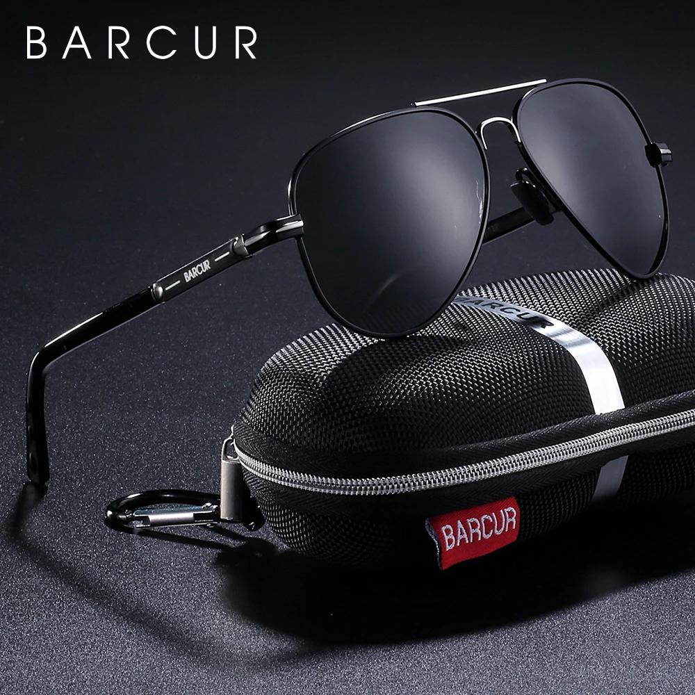 Lunettes De soleil polarisées pour hommes BARCUR lunettes De soleil pilotes pour hommes accessoires