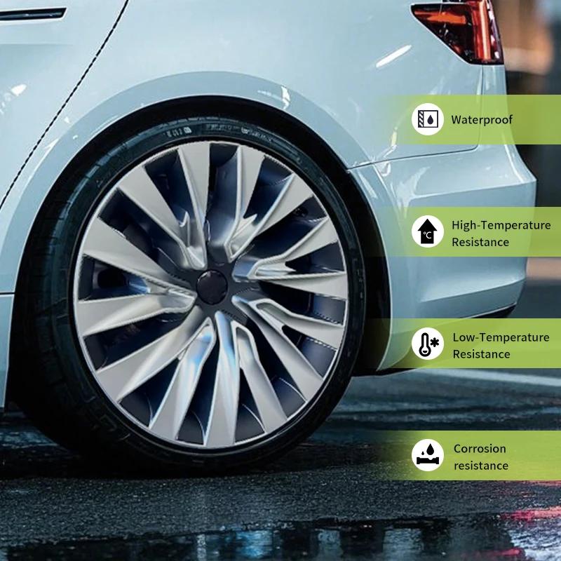 Conception de couverture de roue pour Tesla modèle 3 Highland 2023 – 2026, 4 pièces, enjoliveurs dro