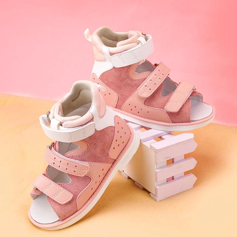 Princepard Chaussures orthopédiques d'été pour tout-petits garçons et filles, soutien de la voûte pl