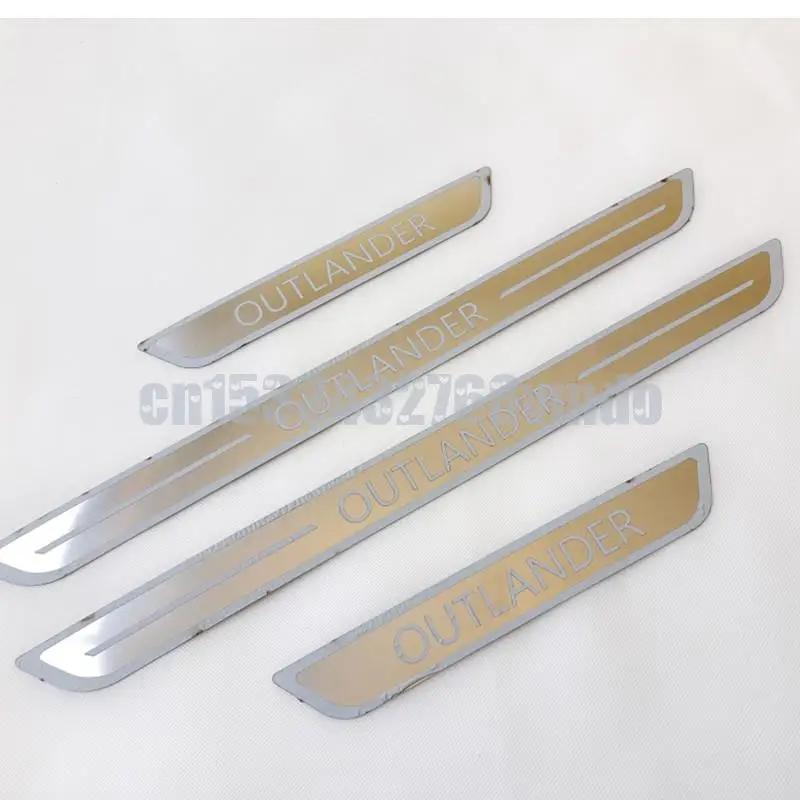 Plaque de seuil en acier inoxydable pour Outlander, seuil de porte, pédale de bienvenue, style de vo