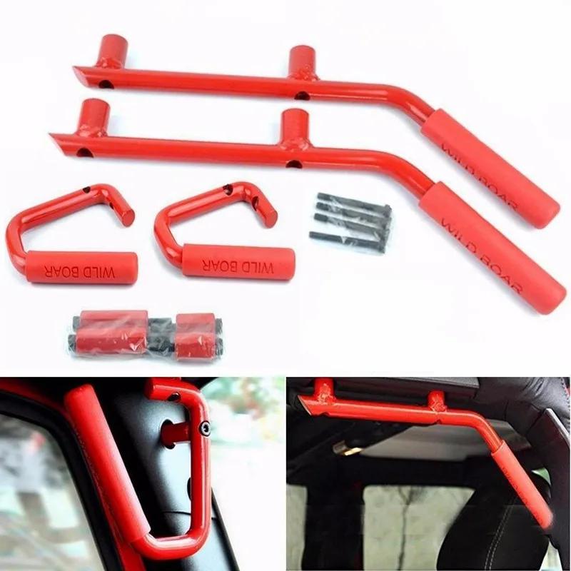 Poignées de maintien en acier pour barre d'appui arrière et avant, pour Jeep Wrangler JK 4 portes 20