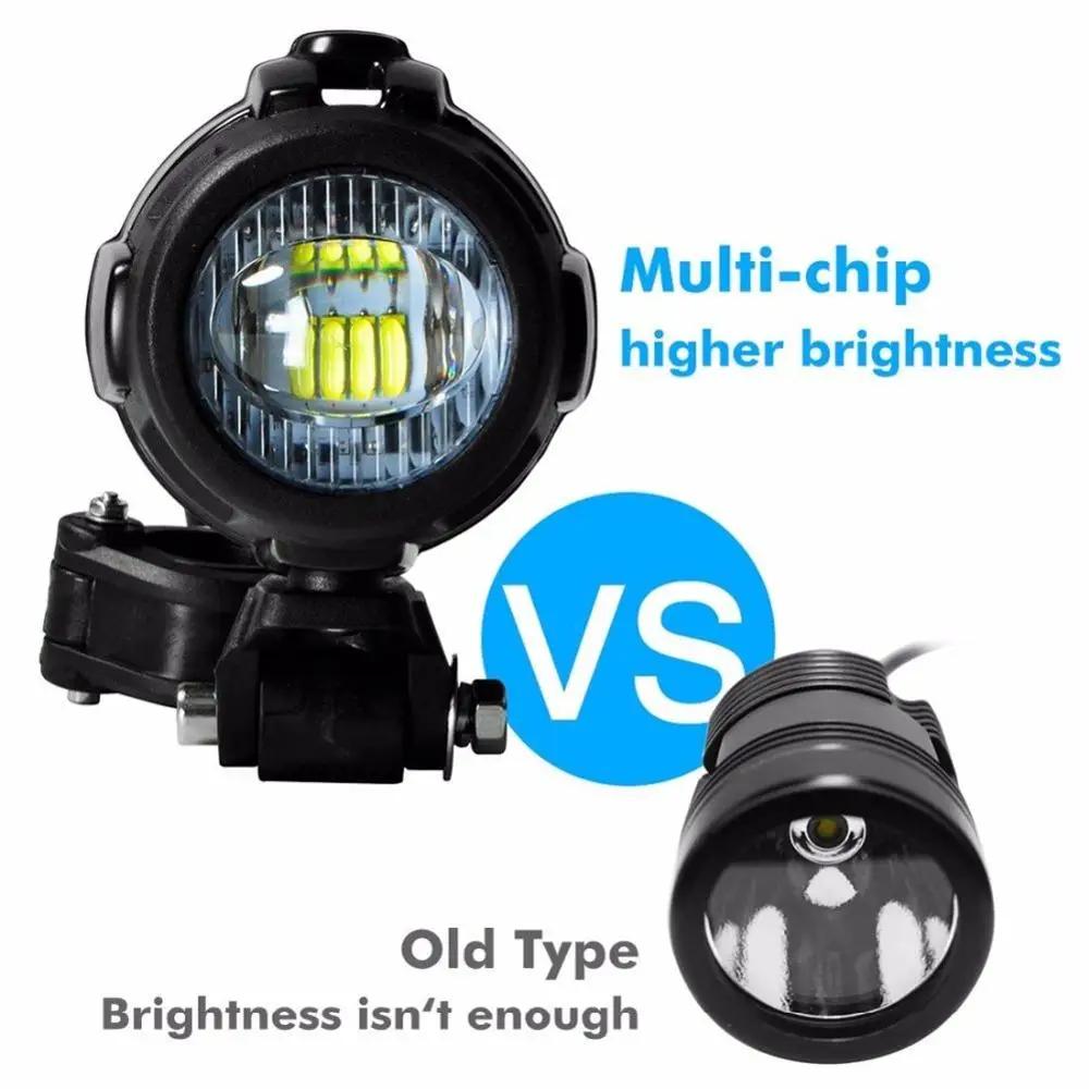 Lumière stroboscopique anti-brouillard Led pour motos, pour BMW R1200GS, R1250GS, ADV, F800GS, K1600