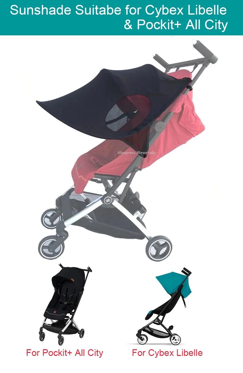 KID COLU ® Accessoires de poussette pour bébé, pare-soleil, housse d'auvent extensible pour Cybex