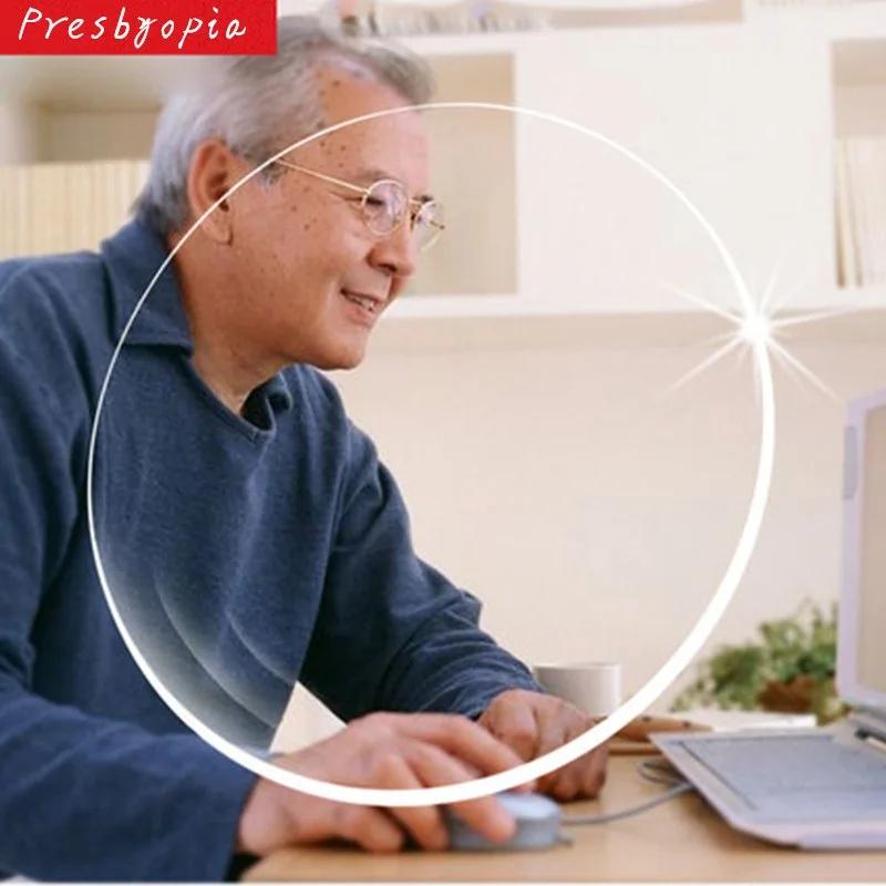 Lunettes de lecture super résistantes pour parents, lentille de presbytie, verres anti-bleu clair HD