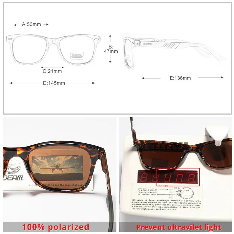 KDEAM lunettes de soleil photochromiques et polarisées hommes navigation aluminium magnésium cadre h