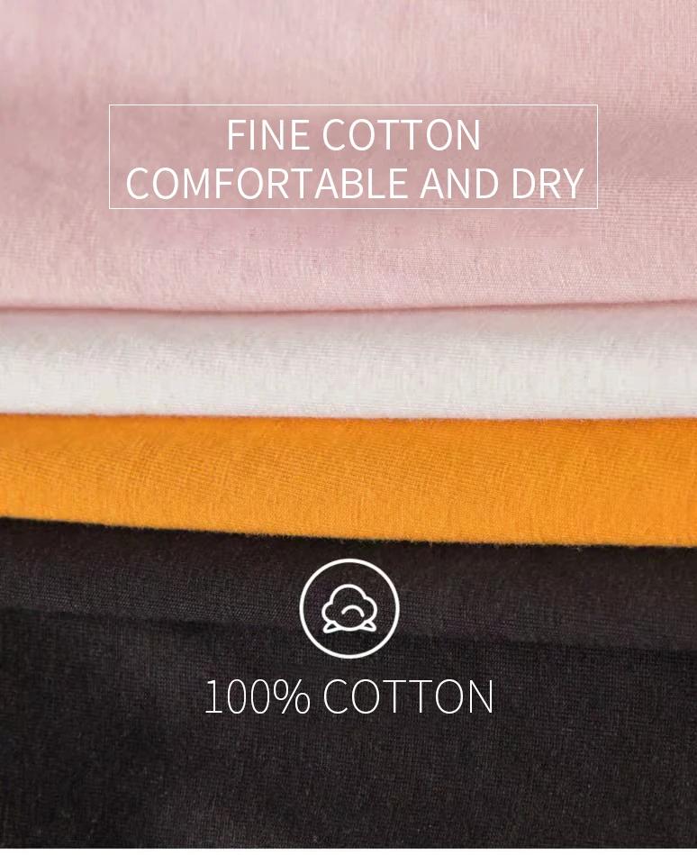 Hirsionsan-T-Shirt décontracté en coton pour femme, vêtement basique, doux, couleur unie, style Hara