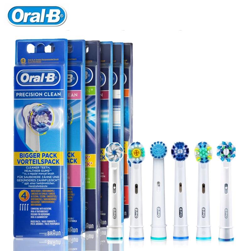 Têtes de brosse de rechange originales Oral B, pour brosse à dents électrique rotative oral-b, vérit