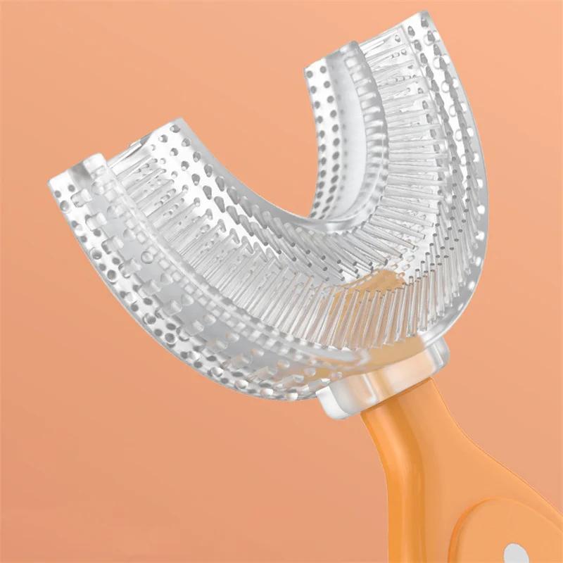brosse a dent enfant santé du bébé brosse a dent en forme de u brosse a dent bebe Brosse à dents 360