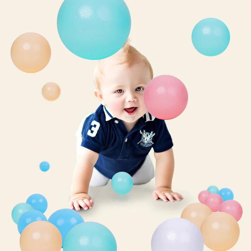 Boule PE sûre de 5.5cm, 20 pièces/lot, pour piscine sèche, jouets écologiques pour bébé, parc, tente