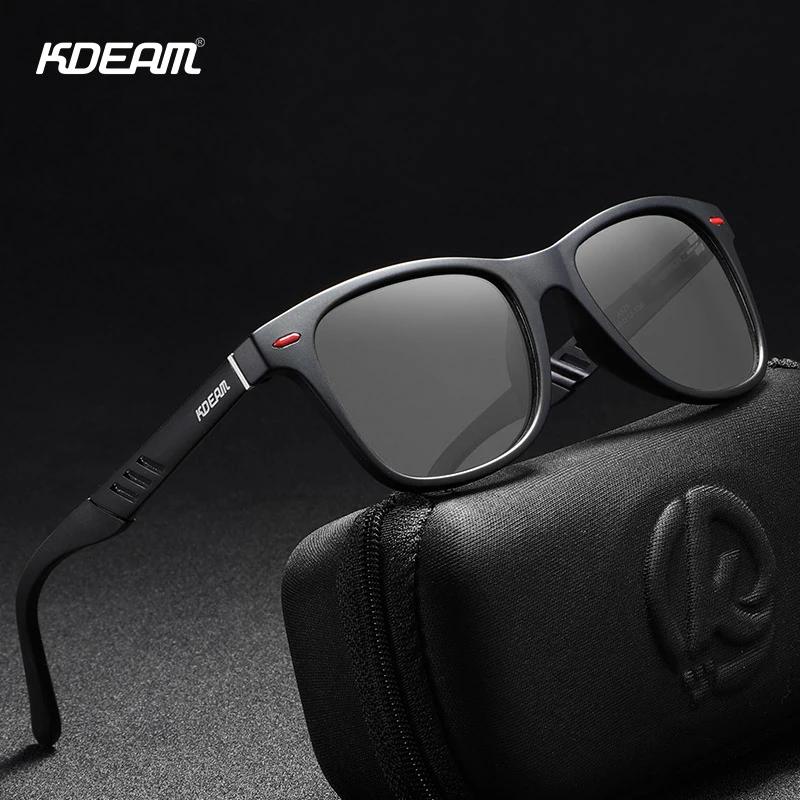 KDEAM lunettes de soleil photochromiques et polarisées hommes navigation aluminium magnésium cadre h