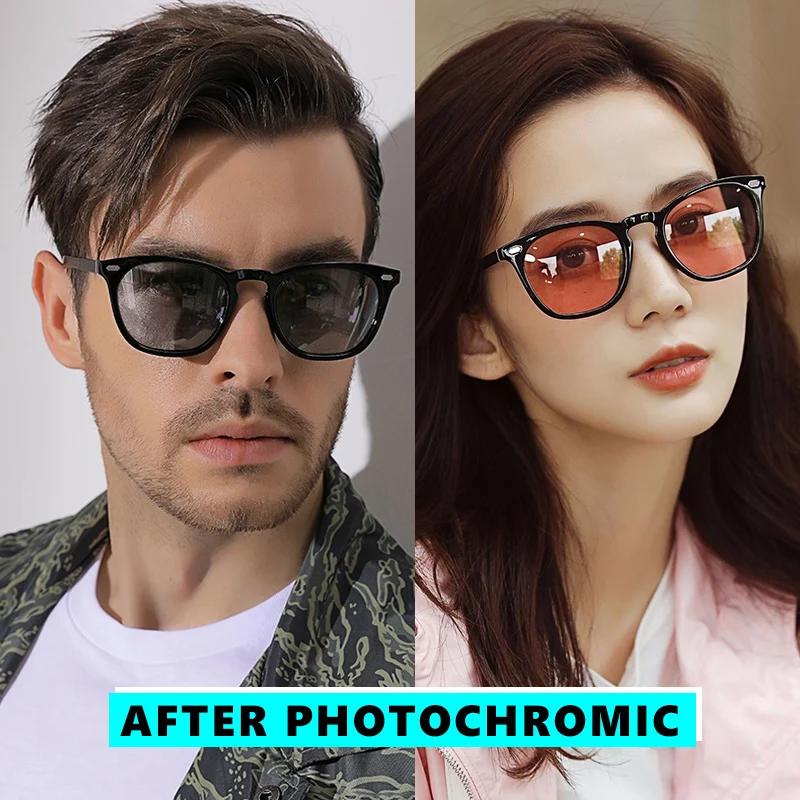 LIOUMO Design – lunettes de soleil polarisées photochromiques classiques rétro pour hommes et femmes