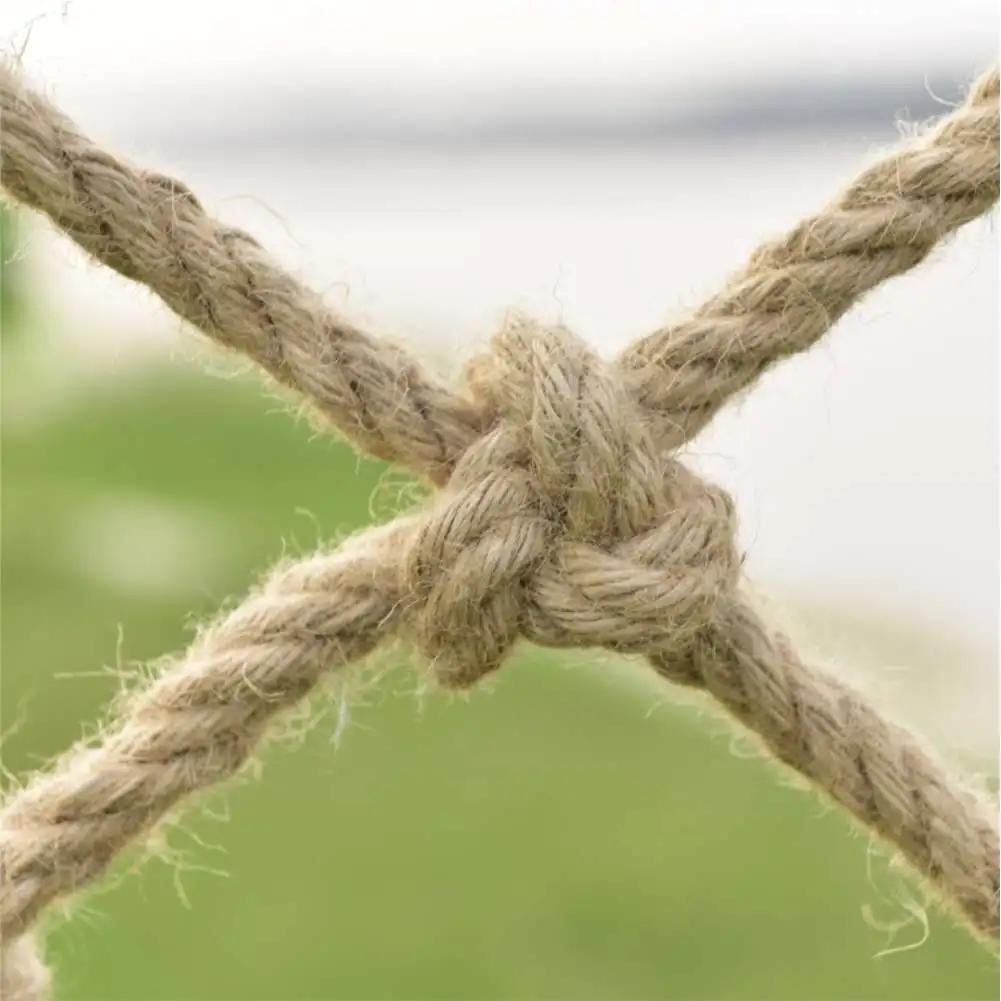 Filet de corde de chanvre de jardin, filet de sécurité pour enfants, protection des escaliers, maill