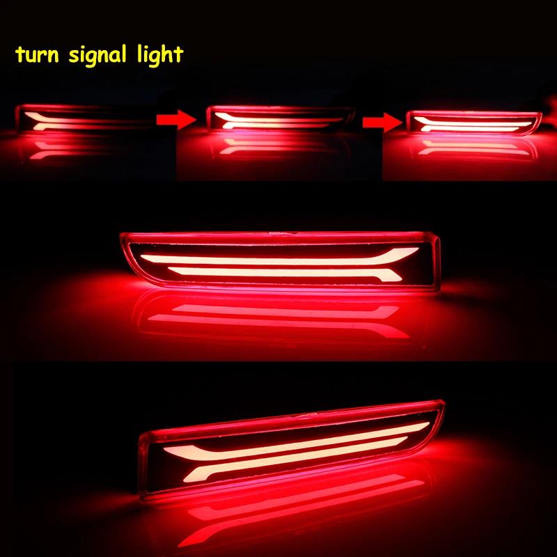 IJDM – réflecteurs de pare-chocs optiques 3D LED, pour Mitsubishi Lancer Evo X Outlander, feux antib